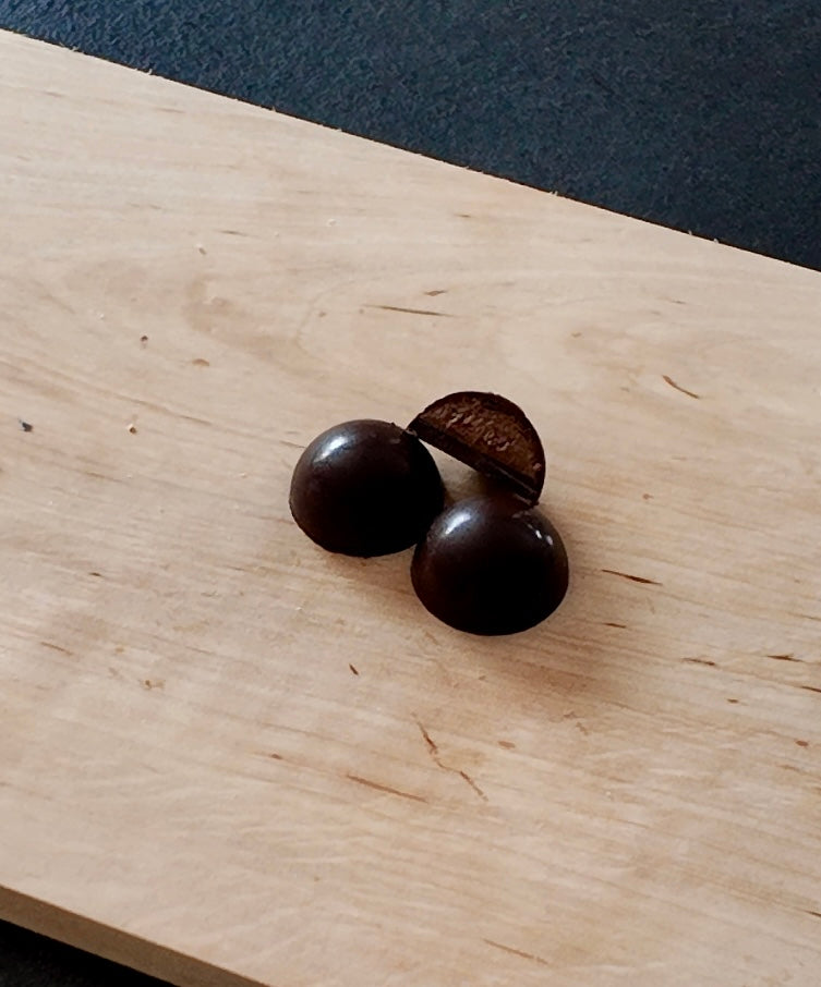 Bonbon chocolat noir et gianduja