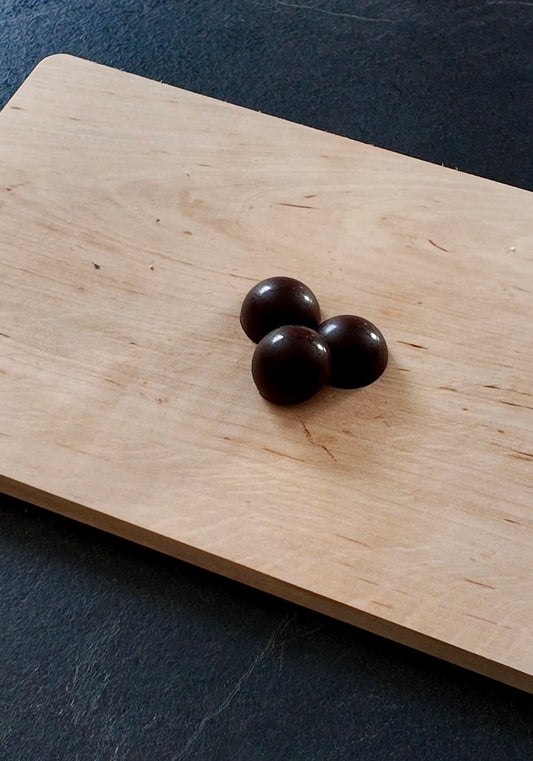 Bonbon chocolat noir et gianduja